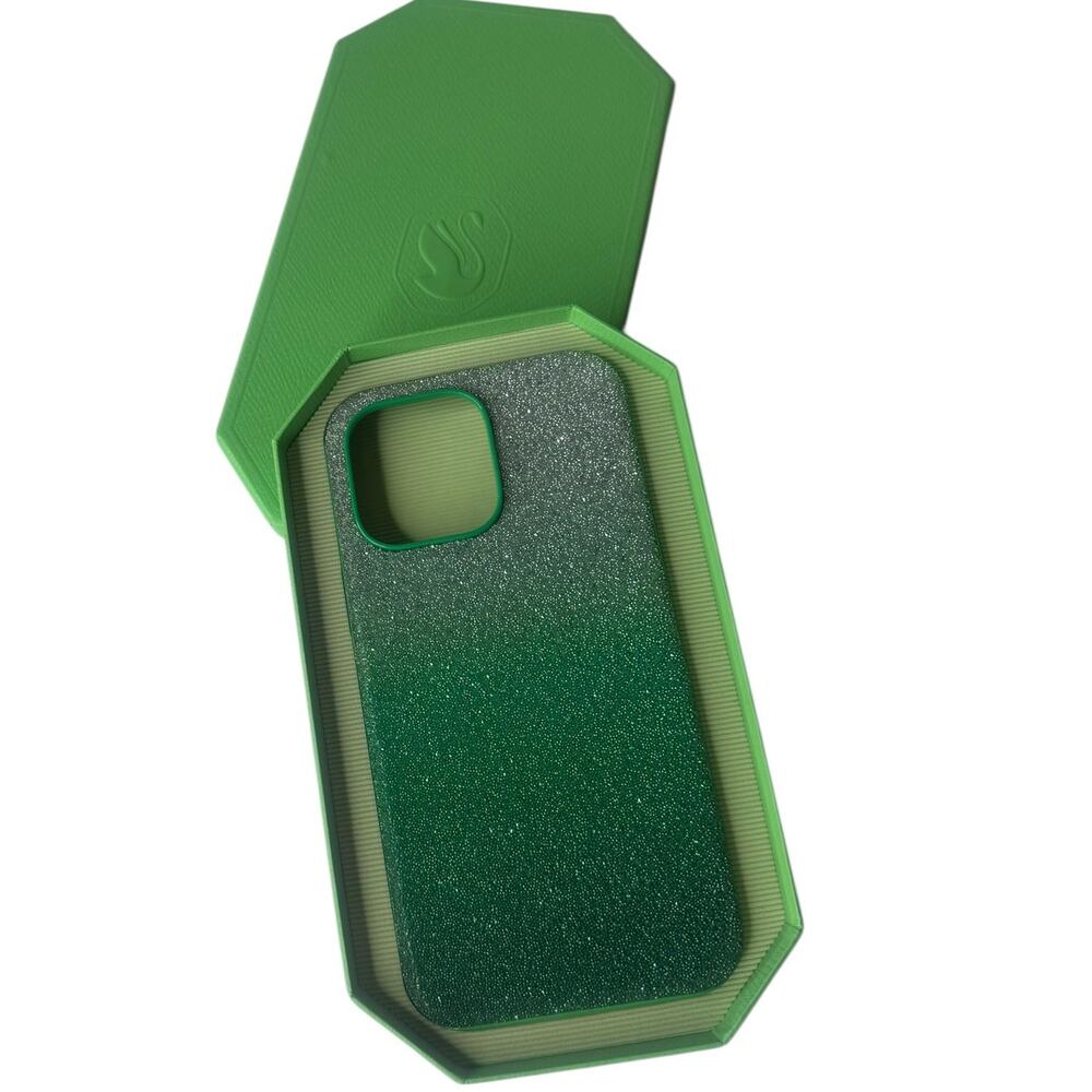 Swarovski High smartphone Green Color gradient iPhone 14 Case Green